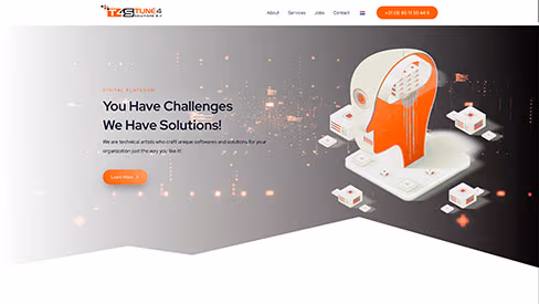 t4s website screenshot